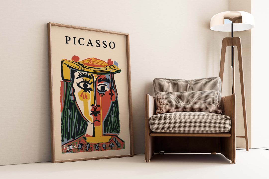 Cubist Vision: Portrait of a Woman