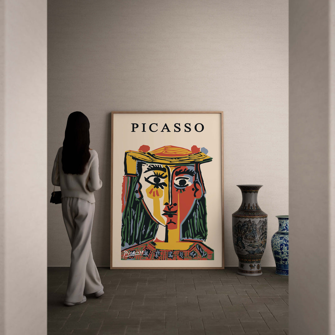 Cubist Vision: Portrait of a Woman