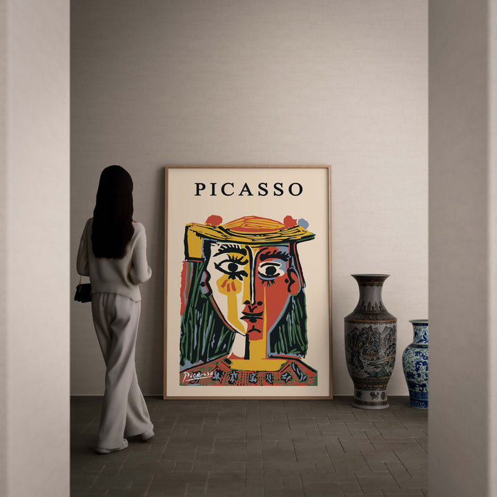 Cubist Vision: Portrait of a Woman