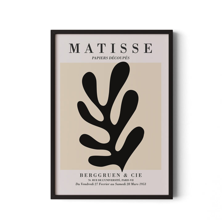 Matisse Black Abstract